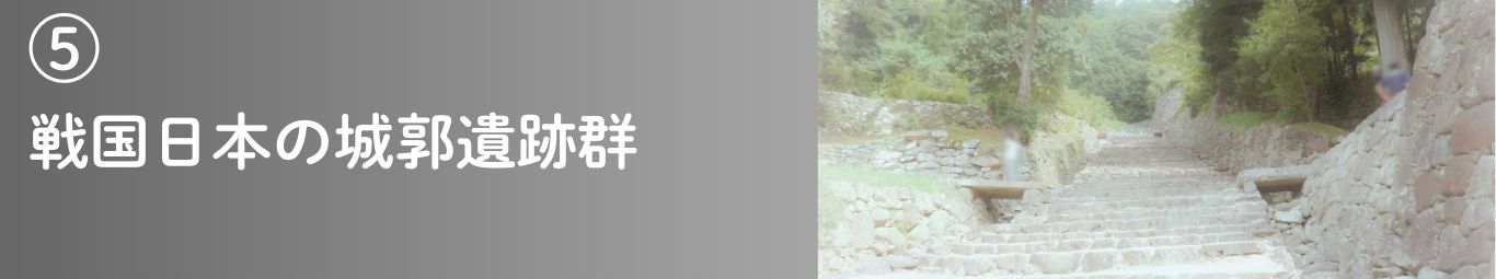 戦国日本の城郭遺跡群